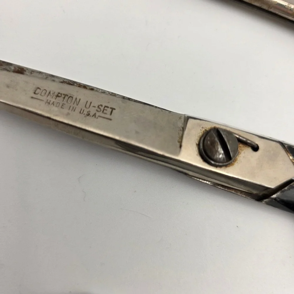 Vintage Wiss Farr Griffon Tailor Shears Set 4 Heavy Duty Fabric Scissors USA